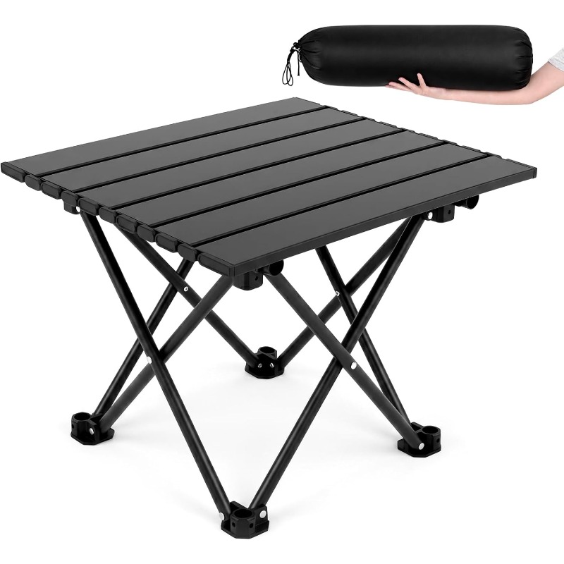 Camping Cooking Table - Portable Folding Camping Table Stainless Steel