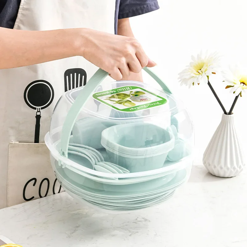 Outdoor Portable Plastic Table - đánh giá và giá Camping Cooking Dining Set