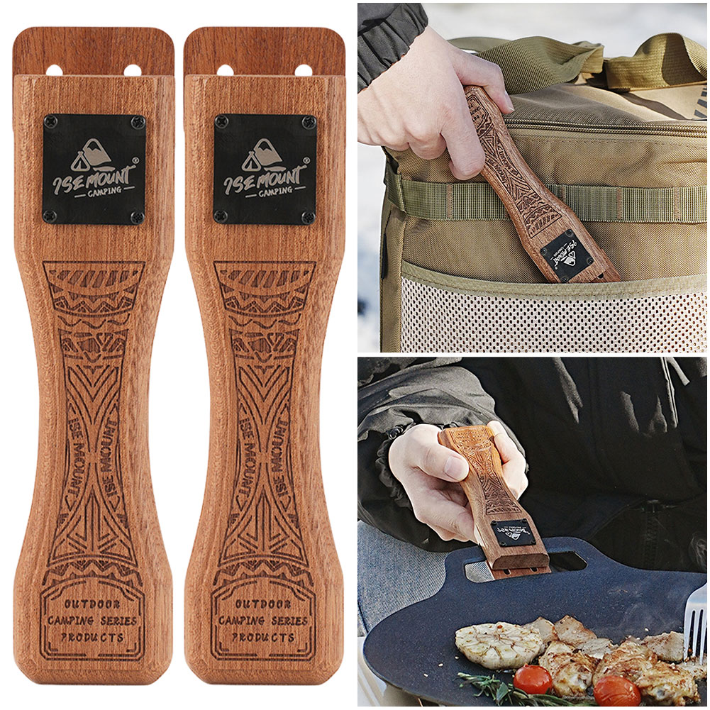 Outdoor Natural Wood Grill Pan - đánh giá và giá Camping Hiking Cooking