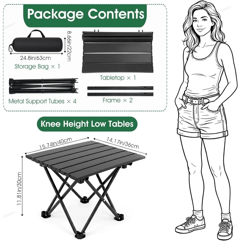 1/2PCS Camping Side Table Fold - đánh giá và giá Camping Hiking Cooking