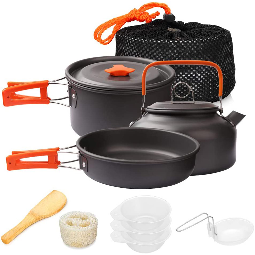 Cắm Trại Nồi Bộ Ngoài Trời Nhô - đánh giá và giá Camping Cooking Organizer
