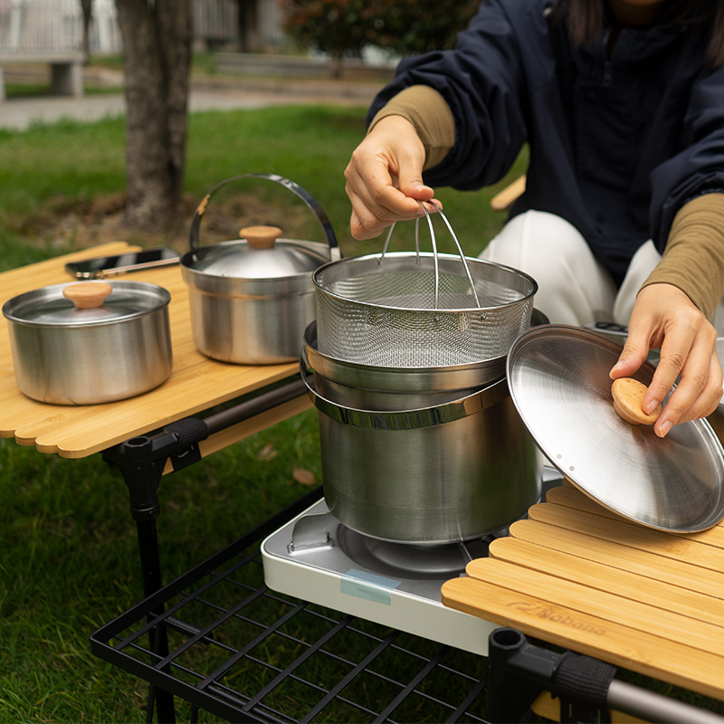 NOBANA Newest Outdoor Stainles - đánh giá và giá Camping Cooking Organizer