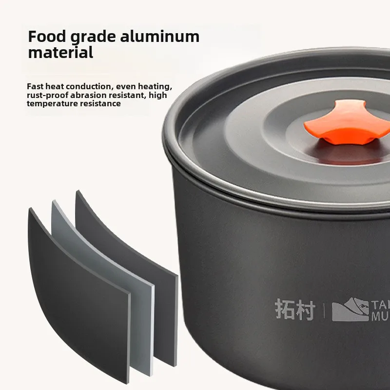 Camping Cookware Set Outdoor C - đánh giá và giá Camping Cooking Organizer