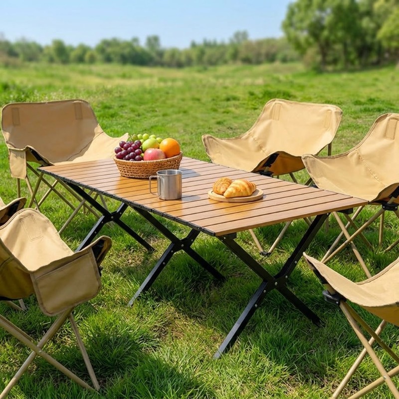 Portable Foldable Egg Roll Tab - đánh giá và giá Camping Cooking Table